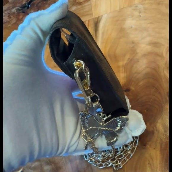 Louis Vuitton repurpose handpainted converted cigarette case brown DAMIER canvas - Picture 14 of 14